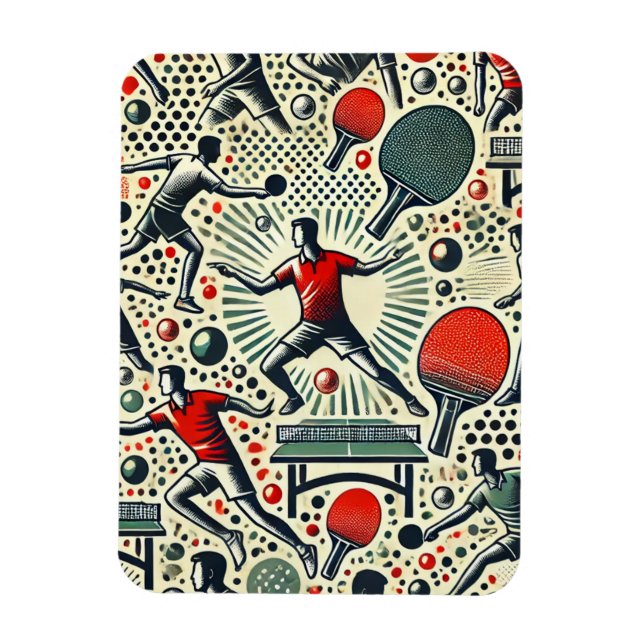 imanes de tenis de mesa (Vertical)