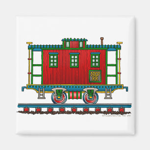 Imanes del coche del Caboose del tren