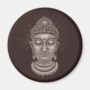 Imanes del ilustracion de Buda