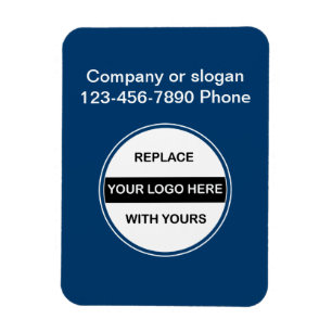 Imanes del logotipo del negocio