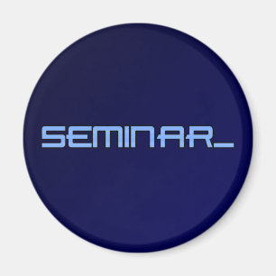 Imanes del logotipo del seminario
