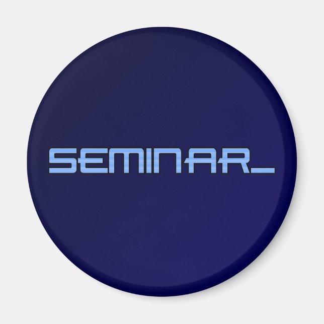 Imanes del logotipo del seminario (Frente)