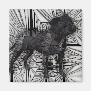 Imanes del mosaico de Staffordshire bull terrier