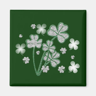 Imanes del trébol del día de Pattys