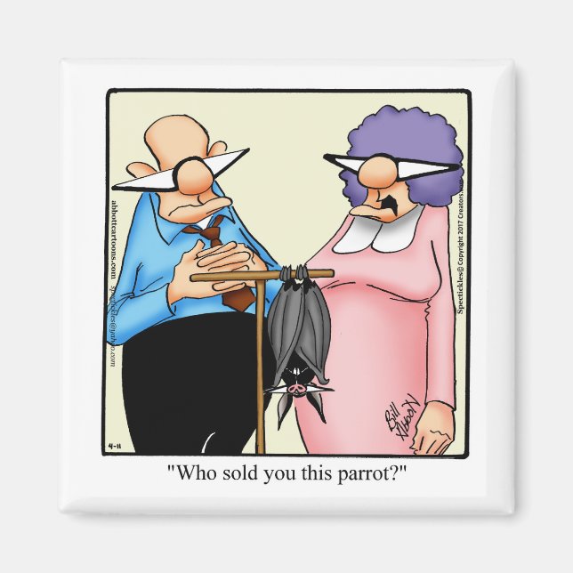 Imanes graciosos de humor Mascota (Frente)