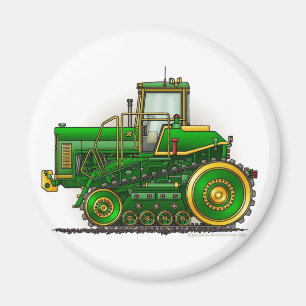 Imanes grandes verdes del tractor del dormilón