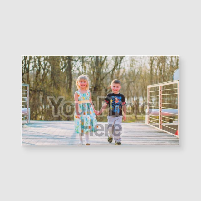 Imanes impresos del Tarjeta-Size del negocio de la (Anverso)