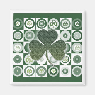 Imanes irlandeses de shamrock