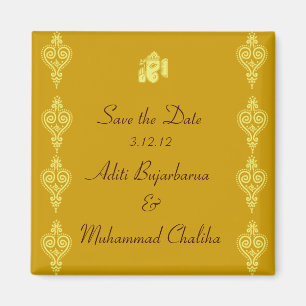 Imanes para recuerdos de boda de Ganesha