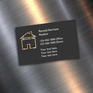 Imanes para Tarjetas de Negocios de Inmobiliaria E