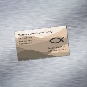 Imanes para Tarjetas de Presentación de Iglesia Cr