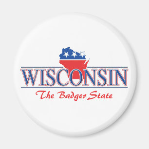 Imanes patrióticos de Wisconsin