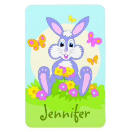 Imanes personalizados de Bunny Feliz
