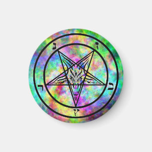 Imanes psicodélicos de Baphomet