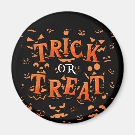 Imanes redondos de Halloween Trick or Treat
