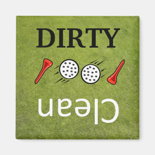 Imanes Sucio-Limpios del lavaplatos del golf