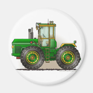 Imanes verdes del tractor del monstruo