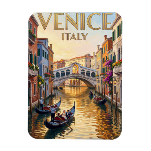 Imanes Viaje Vintage Venecia