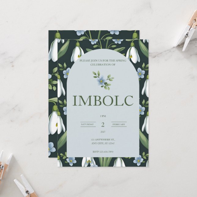 Imbolc | Invitación de la Rueda del Año (Anverso/Reverso In Situ)