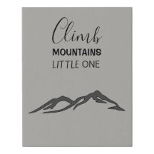 Escalar Montañas Pequeño Un lienzo de guardería