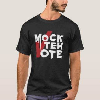 Imite la camisa del negro del voto
