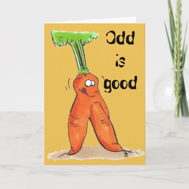 Impar es la buena tarjeta de felicitación de la (Anverso)