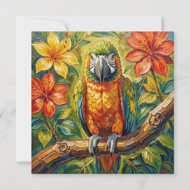 Impastos Colorful Parrot   (Anverso)