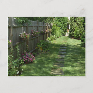 Impatiens Path Verano Flores Postales Personalizad