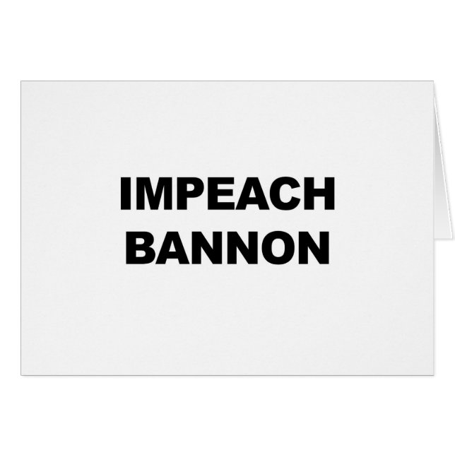 IMPEACH BANNON (Anverso (Horizontal))