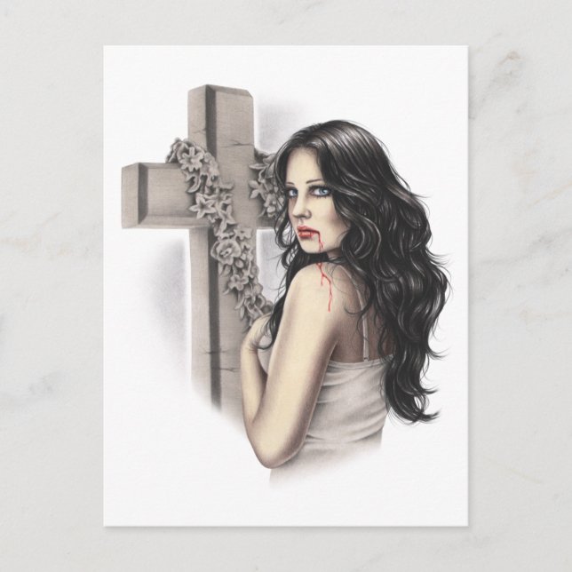 Imperdonable postal de vampiros de Sinner (Anverso)