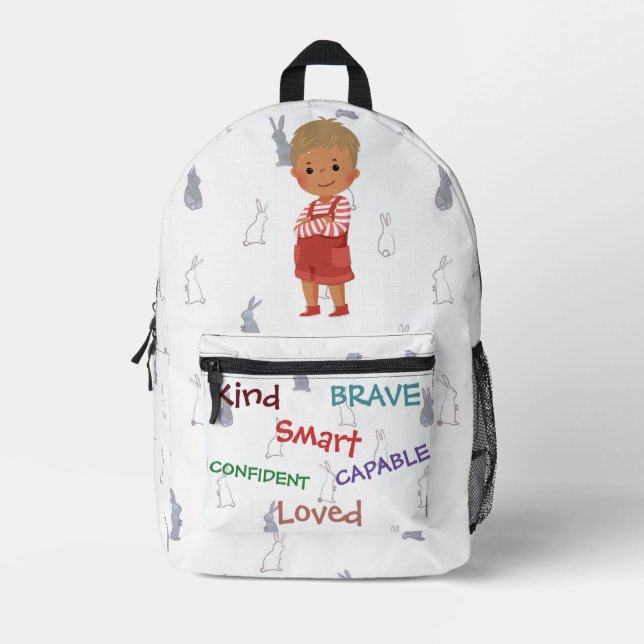 Impresa Amable Capaz Inteligente Amado - Mochila Personali (Anverso)