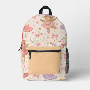 Impresa Animales de Bailarina de Lujo Patrón de Mochila pa