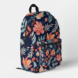 Impresa Boho Garden Whimsy - Mochila de patrón floral