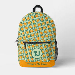 Impresa Bonita Mochila De Verano De Viaje Para Viajes