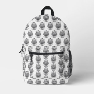 Impresa Búho (blanco) - Mochila
