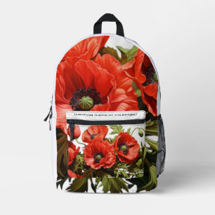 Impresa Campos de amapola - Mochila