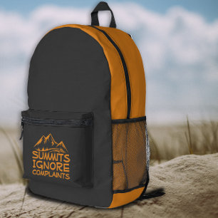 Impresa Cima Ignorar Quejas Caminata Mochila naranja