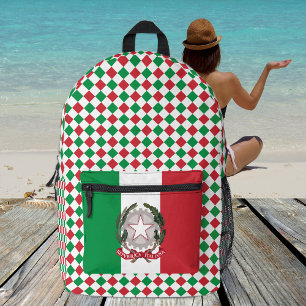 Impresa Colores de la mochila italiana, Italia, Bandera it