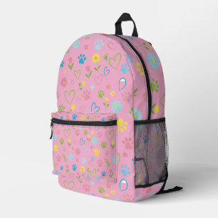 Impresa Coloridas pinturas y mochila Corazón Cute Floral