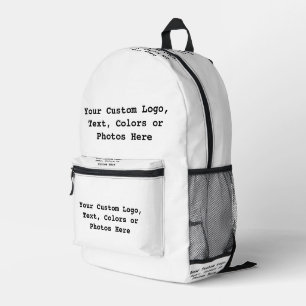 Impresa Crear su propia mochila personalizada de Personali