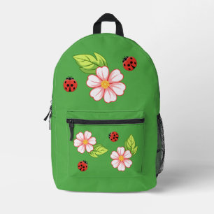Impresa Cute Ladybug y Mochila de Margarita