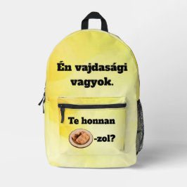 Impresa ¿De dónde ERES? mochila