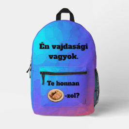 Impresa ¿De dónde ERES? mochila