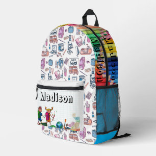 Impresa De vuelta a la mochila del escolar