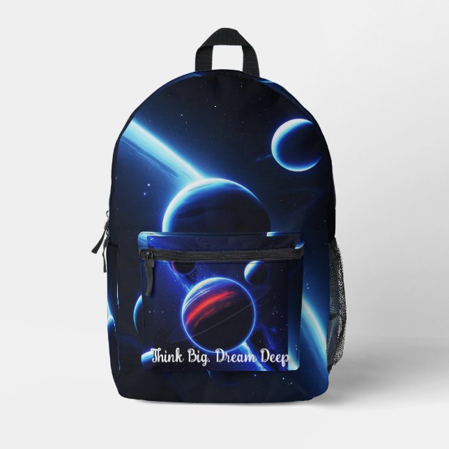 Impresa Deep Space Fade - Mochila de galaxia audaz (Anverso)