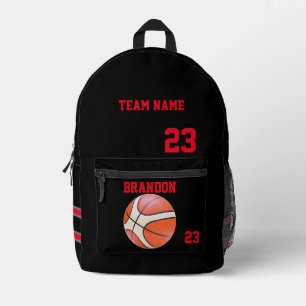 Impresa Deportes de baloncesto en mochila Escuela de noche