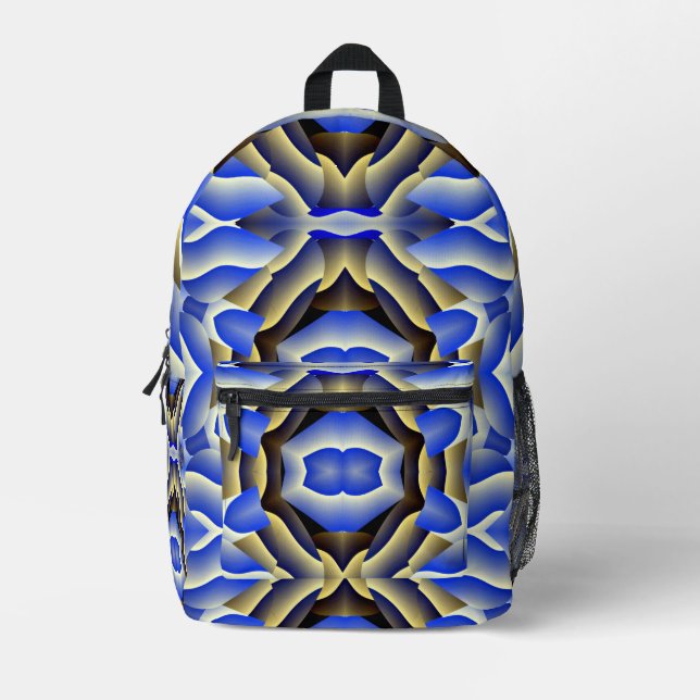 Impresa Diseño de mochila de patrones geométricos de vario (Anverso)
