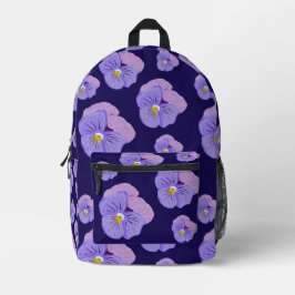 Impresa Diseño De Pansy En La Mochila