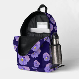 Impresa Diseño De Pansy En La Mochila