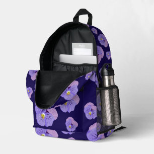 Impresa Diseño De Pansy En La Mochila